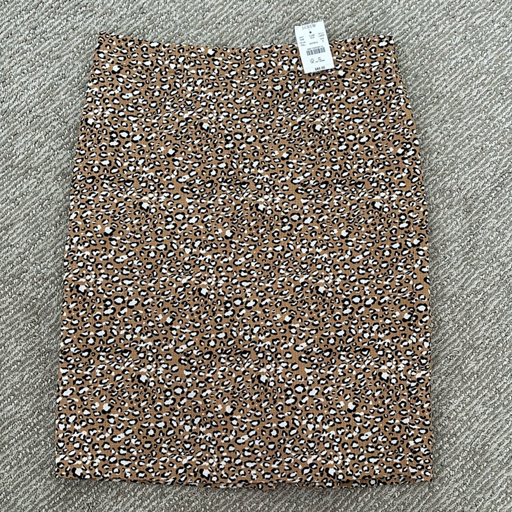 J crew print Pencil skirt size 0